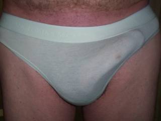 LOVE how these yoga panties make my cock look, you like?