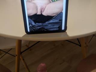 What do you think Baby? Your eyes give me a hard on! Enjoy my slut!