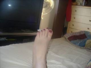 My foot, my hubby loves my feet so I decided to post them.
