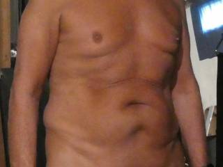 Naked workout in the nude.