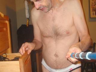 A body frontal selfie as I stand wearing my undie in my bed room...September 2025. A Sony 290 camera is used.