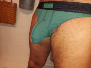 Jade Green Blanc Thong