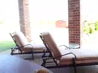 A back porch jack off session w/cumshot in broad daylight!  Please comment if you like!