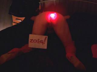 playing with the laser on the beautiful Mrs MNDUK ass ... hmmm as the song goes \'some hearts are diamonds - some hearts are stone\' well here\'s a diamond you won\'t forget in a hurry x Pls Vote