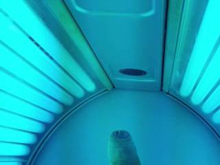 got myself horny in the tanning shop