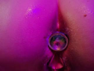 My kitten likes getting fucked with a plug in her ass.