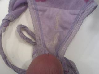 Leaking on my friends panties.