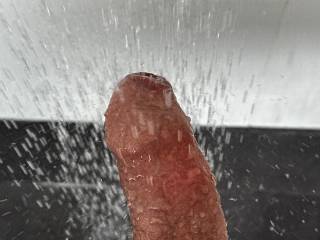 In the shower