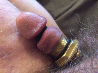 Cock modification using rubber rings and brass rings