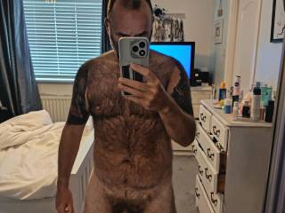 First mirror selfie....do another when hard.