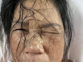 Sticky hair