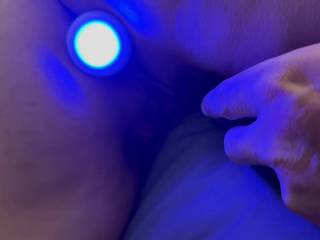 Vibrating and rotating butt plug with a ball gag in… great orgasm if you turn it up 😈