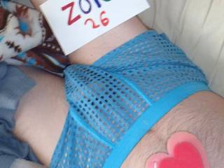 My undie as I lay upon my bed after hibernation... TG1 camera was used.