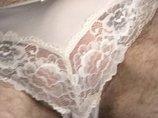 Playing in my wifes panties