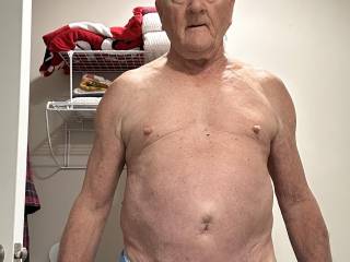 Modeling the wife\'s panties