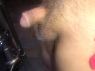 Brian Stoddard’s little femboy penis just before shaving off my little boy penis