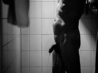 just playing in the shower with the camera...like it? I love b/W