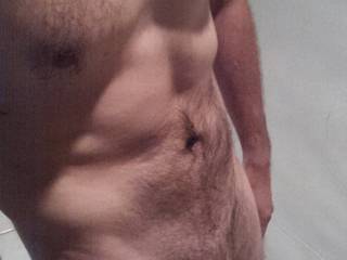 Working out naked. Got a little distracted.