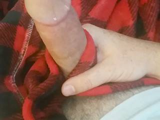 My dick dripping with precum