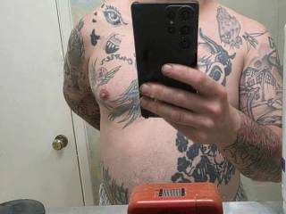 getting out of the shower