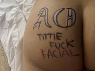 Nice ass, my girl let me tag her checks for a profile pic :)