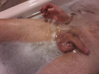 Just me in the bath, before a nice clean shave!!