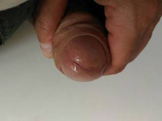 Full of precum. I will put under foreskin for good smelly this evening... Humm i m edging.... I want to cum..... Heeeelp meeee
