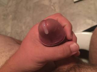its oozing out. I can’t hold it much longer. Would you finish me off and take this load?