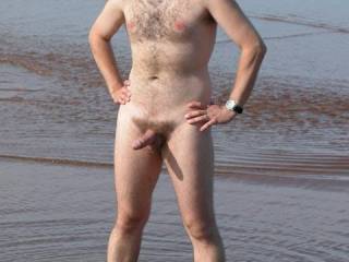 Nude at the beach mmmm