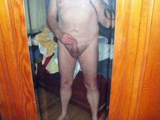 An older pic: Uncovering my balls.