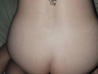 Hotwife with Fuck Toy Tattoo gets Fucked from Behind