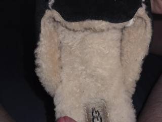 I measured the label of the slipper to show how tiny my dick isI measured the label of the slipper to show how tiny my dick is