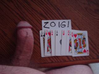 Looks like I win at strip poker!