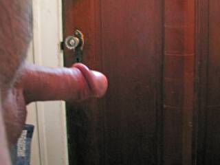 I'm about to open this door. Would you like to be on the other side?