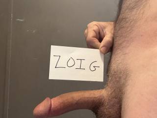 View of my hard cock from the side.