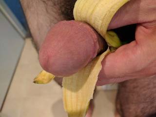 morning appetite to play with banana do any one want one ?