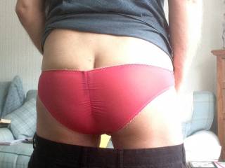 my bum in panties