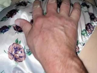 teasing hard cock until my panties are pulled to the side and hard cock slides inside