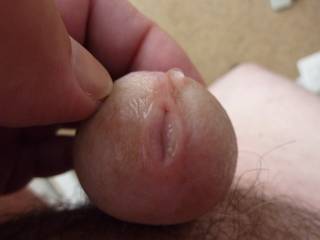 A little precum to make things slippy!
