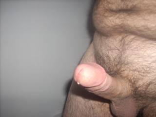 another pre-cum shot who is going to lick it before it drops