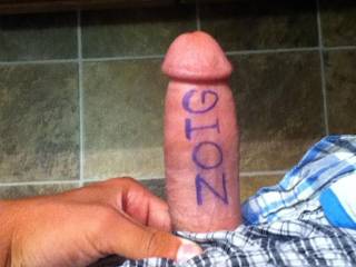 Wanted to show some support to the ZOIG community and tag my cock with the best social sex website!