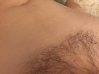 we want to find someone to cum all over her hairy pussy and soft belly