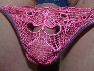 Giving my panties a little stretching...