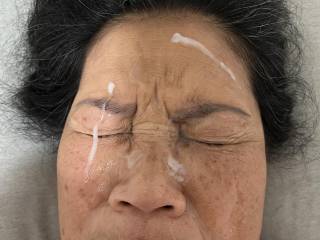 Facial before bed. It was a long day at work. Had to release stress. It’s always dick-hardening to stare at the aftermath.