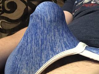 Blue underwear today for work 19/04

Felling very horny anyone want to play