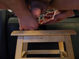 First time riding my new glass dildo.