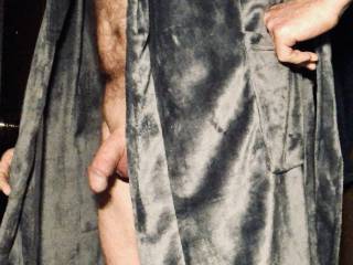 Robe fell open.
