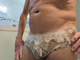 new camo panties, for hunting the big long ones