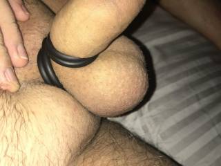 Playing with Cockrings! very tight and soft after a long horny nite of stroking through several orgasms! Hoping for one last orgasm and spunking to tribute one of many sexy Zoig’ers!!