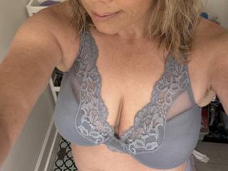 Showing off the bra